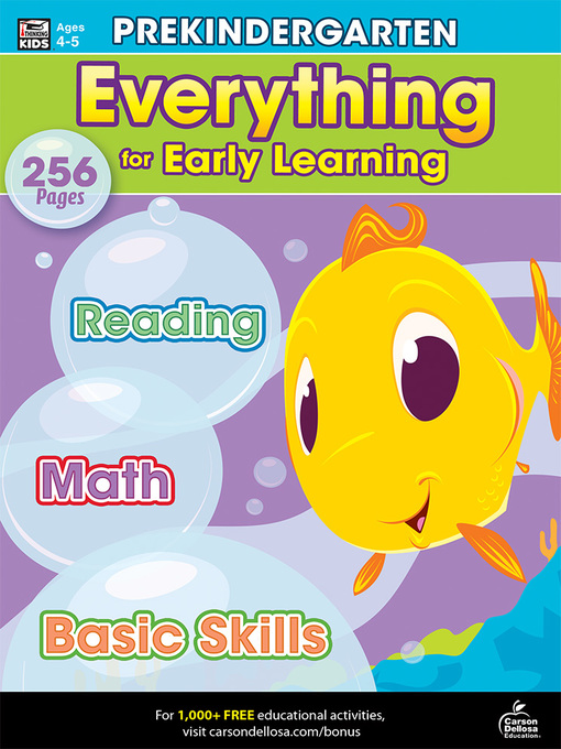 Title details for Everything for Early Learning, Grade PK by Thinking Kids - Available